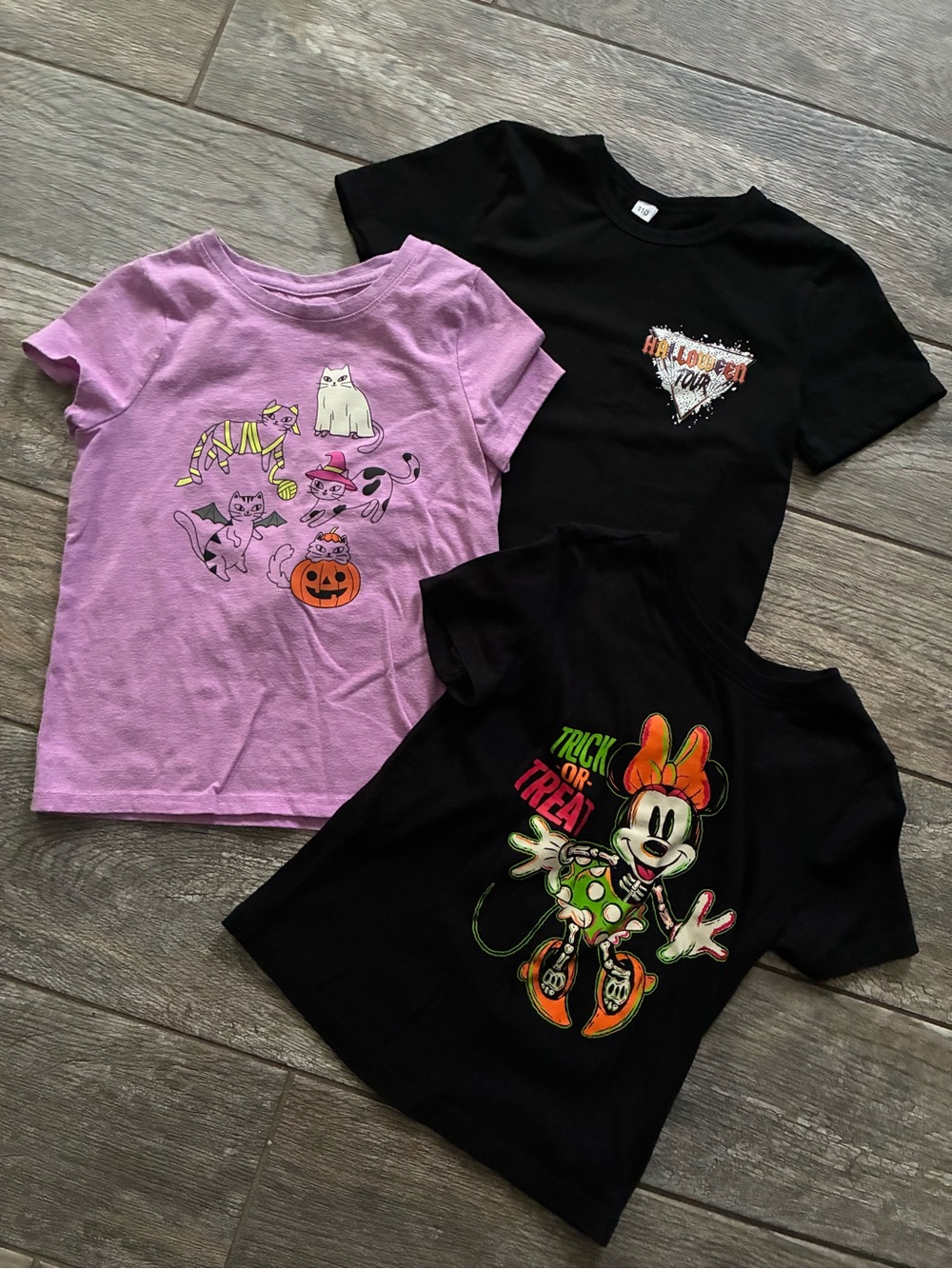 Girls Halloween Shirt Bundle Size 4-5